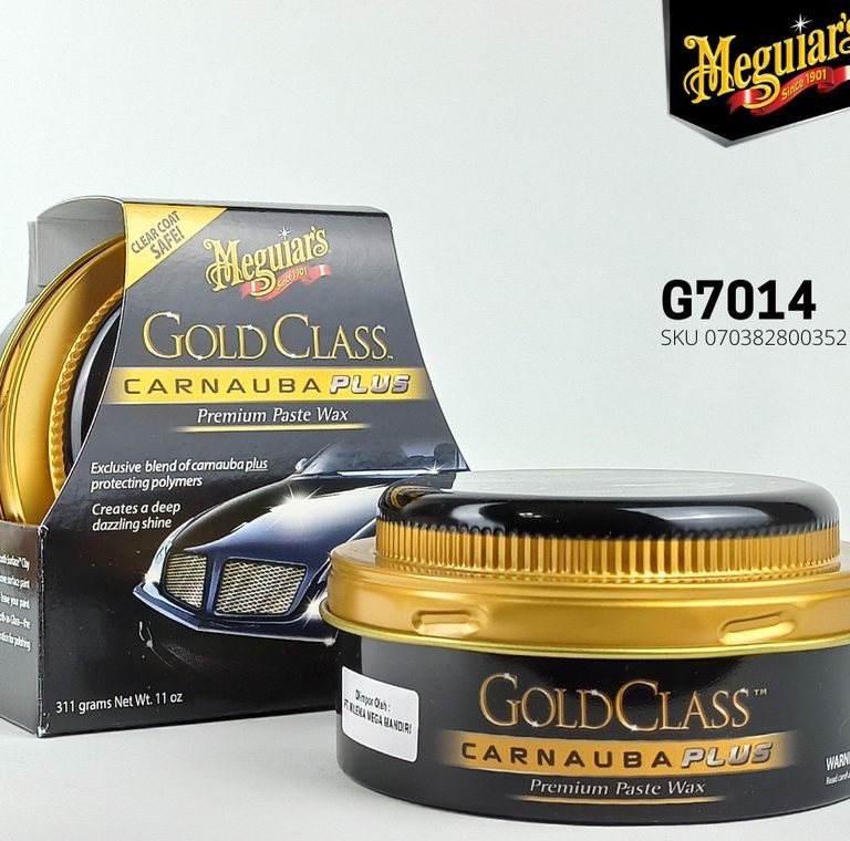 Meguiars Gold Class Carnauba Plus Paste Wax 311gr Ori, Pengkilap Mobil - Coating Mobil Jakarta Selatan