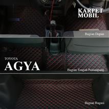 karpet mobil toyota agya 2012-2016 dan 2017-2020 full bagasi - Coating Mobil Jakarta Selatan